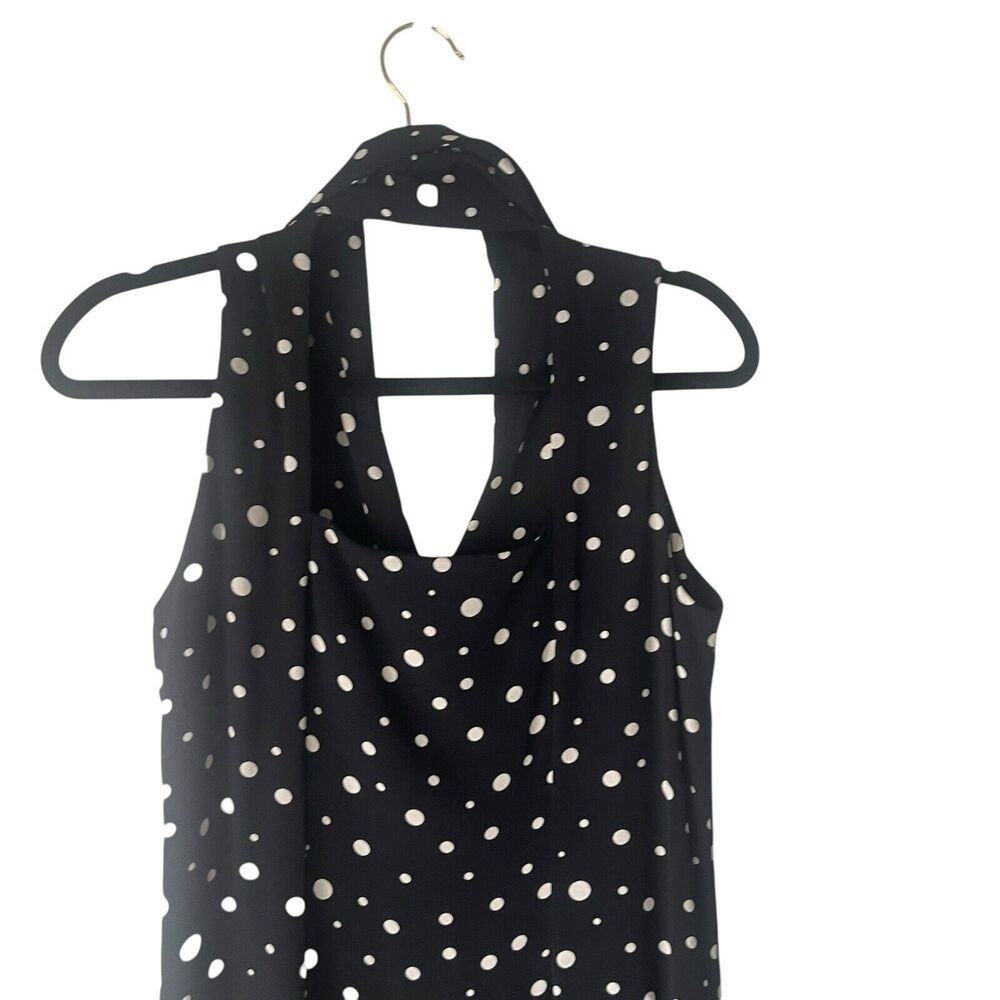 Virgo Black and White Polka Dot Dress - Picture 10 of 10